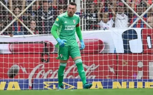 Franco Armani detuvo un penal cuando el partido estaba igualado a cero. (Foto: @RiverPlate)
