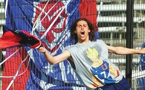 Rivarola y la imagen que inmortalizó en el Monumental (Archivo)