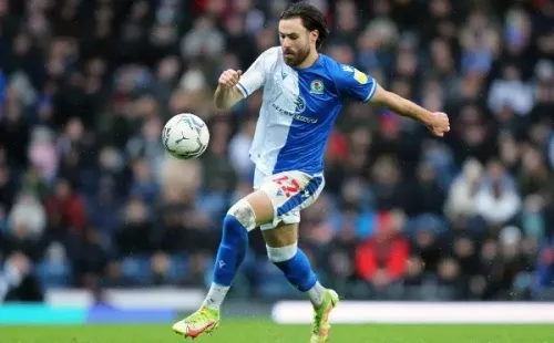 BLACKBURN, ENGLAND - DECEMBER 04: Blackburn Rovers' Ben Brereton during the Sky Bet Championship match between Blackburn Rovers and Preston North End at Ewood Park on December 4, 2021 in Blackburn, England. (Photo by Rich Linley - CameraSport via Getty Images)-Not Released (NR) World Copyright © 2021 CameraSport. All rights reserved. For editorial use only. Contact CameraSport direct for any other use. All usage chargeable