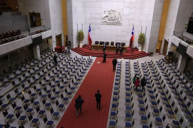 El Salón Plenario del Congresao Nacional ubicado en Valparaíso recibirá cerca de 500 invitados