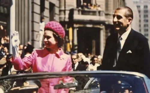 La Reina Isabel II y el Presidente Eduardo Frei Montalva en 1968 | Foto: Galería Eduardo Frei Montalva