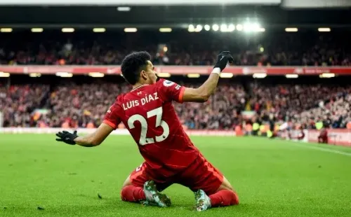 Díaz marcó su segundo gol con la camiseta de Liverpool.