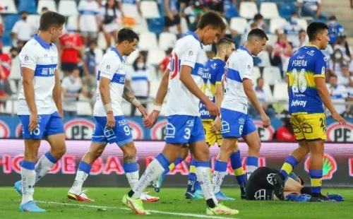 La UC cayó como local ante Everton y perdió su tercer partido seguido desde que Palestino le ganó 3-2 por la cuarta fecha del torneo. (Foto: Agencia Uno)
