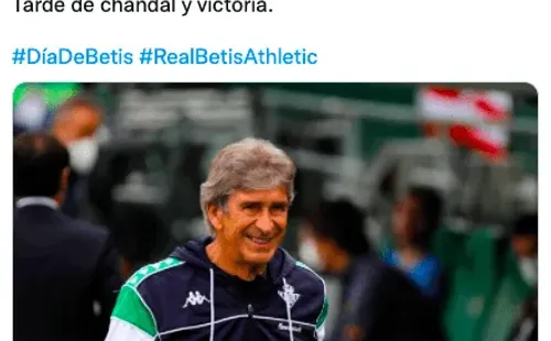 El Betis celebró un nuevo triunfo con el Ingeniero en la banca. (Foto: Real Betis)