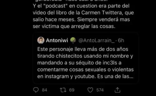 ¿Qué pasó entre Anto Larraín y Crísticas Qls?