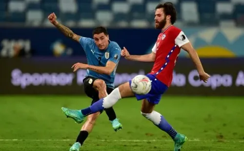Chile y Uruguay se jugarán una final en las eliminatorias a Qatar 2022. Foto: Getty Images