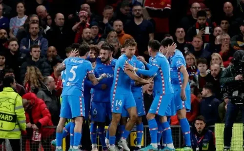 Atlético de Madrid eliminó al Manchester United de la Champions League y enmudeció a Old Trafford. Foto: Getty Images