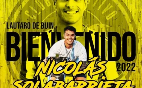 Nico Solabarrieta defenderá el escudo del Toqui del Maipo en la temporada 2022 en Segunda División. Foto: Lautaro de Buin