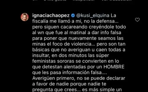 Ignacia Allamand se defiende de críticas por apoyar a Nicolás López.(3)