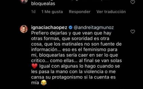 Ignacia Allamand se defiende de críticas por apoyar a Nicolás López.(4)