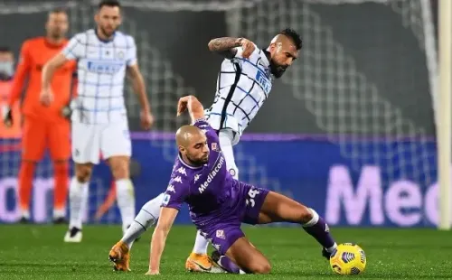 Arturo Vidal puede ser estelar ante la Fiorentina en su semana más polémica en el Inter de Milán. Foto: Getty Images