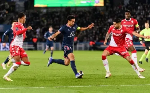 Guillermo Maripán y el Mónaco estiraron el mal momento del PSG. Foto: Getty Images