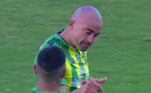 El trasandino no pudo ocultar su emoción tras volver a marcar un gol.