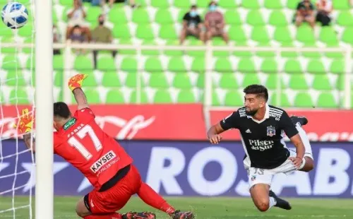 Amor anotó un gol en La Cisterna contra Palestino (Agencia Uno)