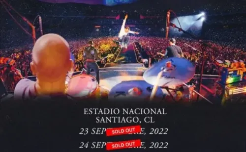 Coldplay inicia la gira latinoamericana que lo traerá a Chile.