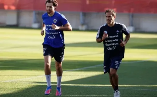 Ben Brereton realizó el lunes un trabajo diferenciado. Foto: ANFP