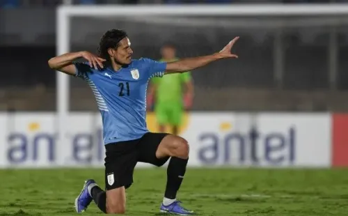 Edinson Cavani será rival de la Roja en las Eliminatorias Sudamericanas. (Foto: Getty Images)