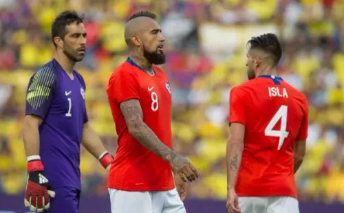 Bravo, Isla y Vidal forman parte de la Generación Dorada de la Roja (Agencia Uno)