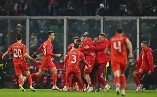 Macedonia del Norte es sorpresa y fiesta; Italia se queda sin el Mundial de Qatar 2022