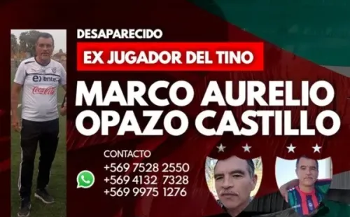 Palestino ayuda en la búsqueda de su exjugador.
