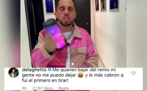 ¿Qué pasó con Una Noche en Medellín remix?(1)