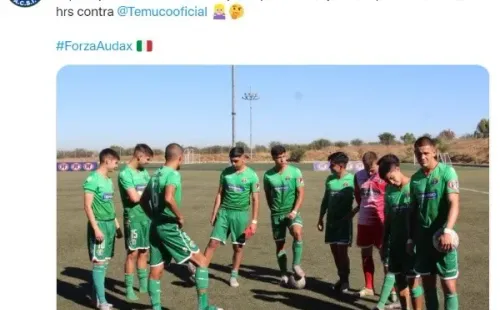 Audax acusó la ausencia de jueces a través de las redes sociales.