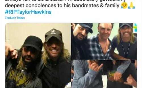 Las reacciones ante la muerte del baterista de Foo Fighters.(1)