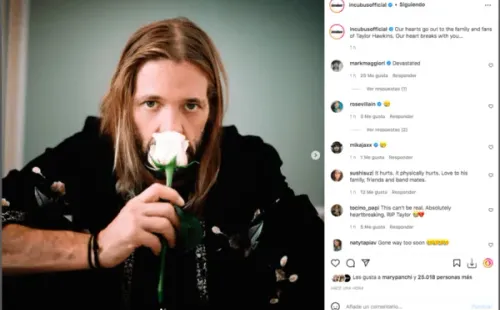 Las reacciones ante la muerte del baterista de Foo Fighters.(7)