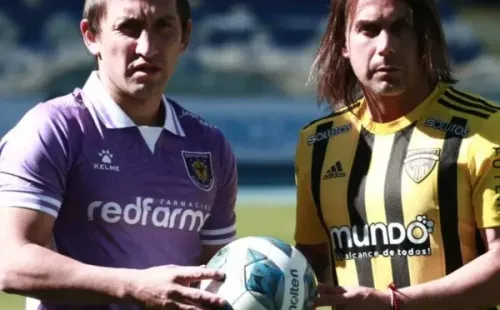 Gabriel Vargas y Arturo Sanhueza llamaron a un clásico penquista sin violencia. (Foto: gentileza)