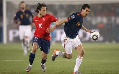 Chile cayó 2-1 con España pero clasificó en su grupo. (Foto: Getty Images)