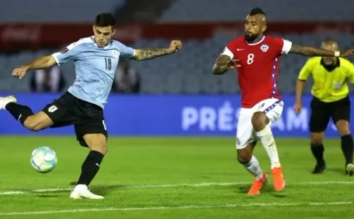 Chile y Uruguay chocan este martes en la última fecha de las eliminatorias. La Roja va por el milagro para alcanzar el repechaje. Foto: Getty Images