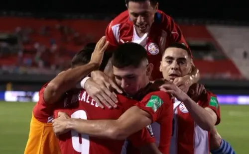 Paraguay celebra el triunfo ante Ecuador de la fecha pasada (Foto: Selección Paraguay)
