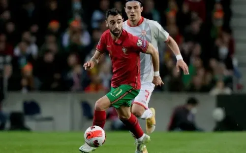 Bruno Fernandes anotó un doblete y le dio la clasificación a Portugal a Qatar 2022. Foto: Getty Images