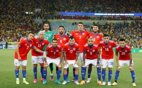 La última formación de la Roja en Brasil.