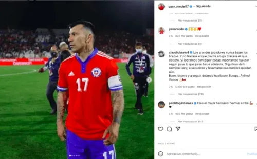 El mensaje de Claudio Bravo a Gary Medel tras derrota de Chile frente a Uruguay