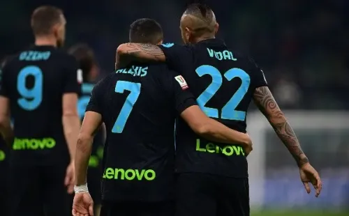 Alexis Sánchez y Arturo Vidal van por los dos títulos que le quedan junto al Inter de Milán. Foto: Getty Images