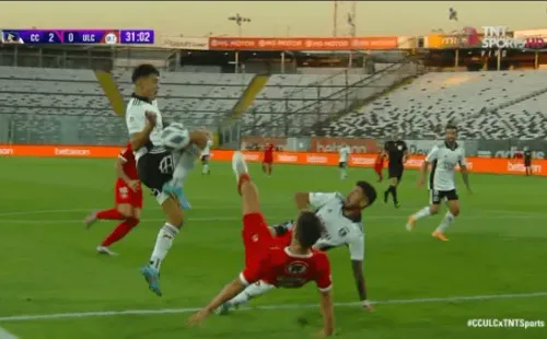 El gol de solari para Colo Colo ante La Calera.