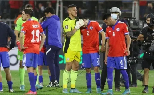 La Roja cayó 2-0 ante Uruguay en San Carlos de Apoquindo y se despidió de la opción de ir al Mundial de Qatar 2022. (Foto: Agencia Uno)