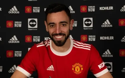 Bruno Fernandes estará hasta 2026 con el Manchester United. (Foto: Getty Images)