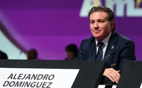 Alejandro Domínguez estará en Conmebol hasta 2027. (Foto: Getty Images)