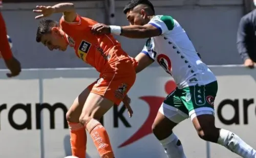 Maxi Cerato escribió su nombre en el marcador recién iniciado el partido ante Puerto Montt. (Foto: Cobreloa)
