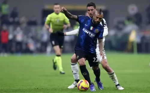 Arturo Vidal se perfila como titular esta tarde ante la Juventus. El King espera para estar desde el arranque en el clásico italiano. Foto: Getty Images