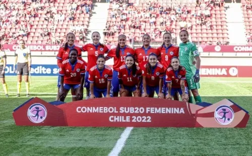 XI de la Roja Femenina Sub 20. (Foto: Conmebol)