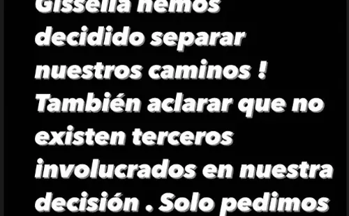 Mauricio Pinilla confirma quiebre con su esposa Gissella Gallardo.(Foto: Instagram)
