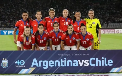 Las XI chilenas que jugaron este jueves. Campos, Leyton, Sáez, López Opazo, Pinilla, Araya, López, Lara, Aedo, Rojas y Urrutia. (Foto: Comunicaciones La Roja)