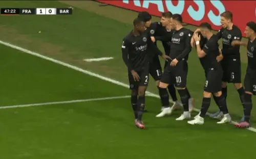 Knauff marcó uno de los tremendos goles de la temporada. (Foto: Captura Espn)