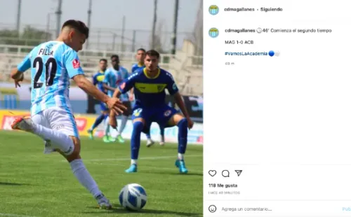 Magallanes le ganó a Barnechea por la fecha 8 de la Primera B. (Foto: Magallanes)