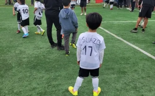 La fotografía que comenzó la cadena para que Lorenzo conociera a Suazo.