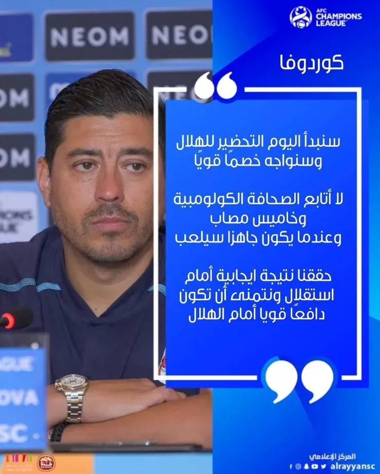 Nicolás Córdova comenzó con el pie derecho su participación en la Champions League de Asia