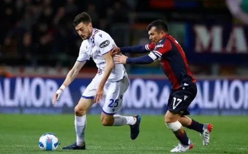 Gary Medel estuvo presente desde el arranque en el triunfo del Bologna ante la Sampdoria. Foto: Getty Images